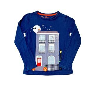 Mini Boden Haunted House Lift the Flap Shirt Size 8/9